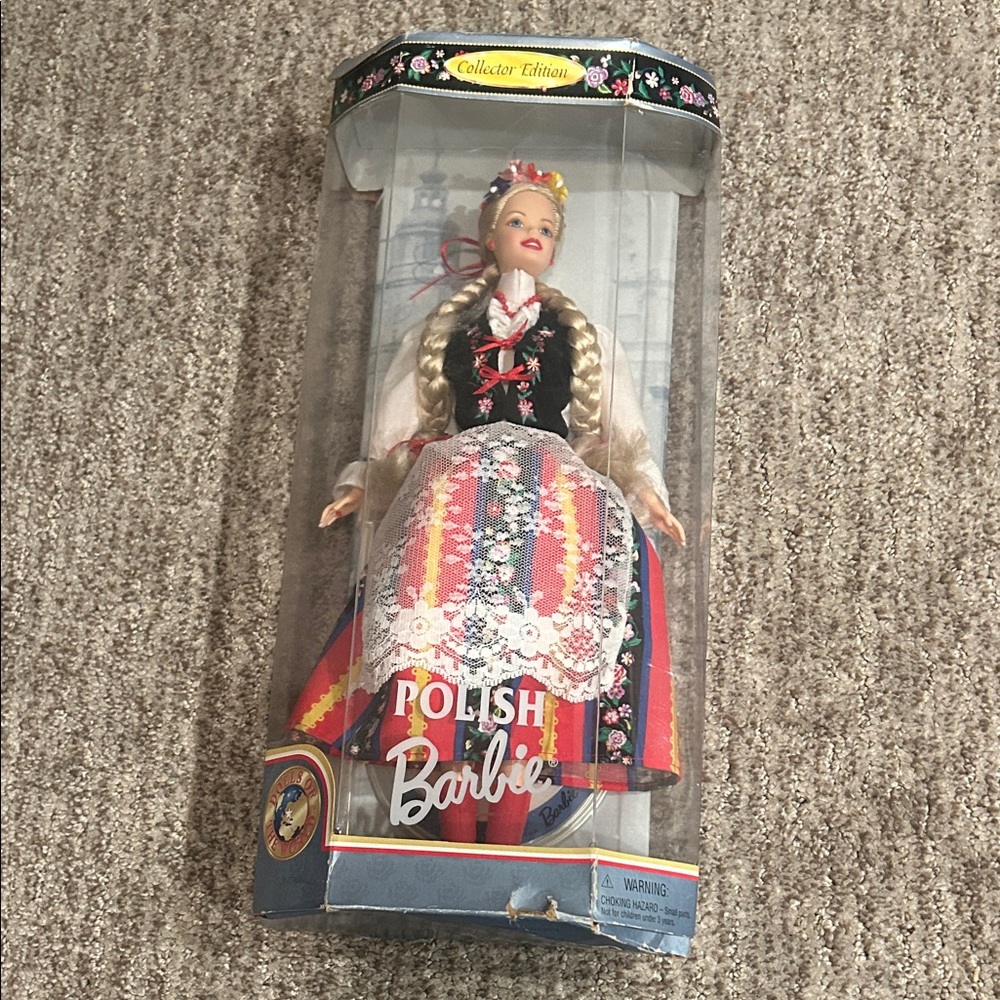 SEALED Barbie Polish Doll in Vibrant Traditional Dress